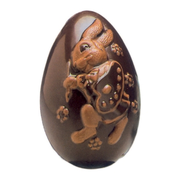 Moule polycarbonate 28 - Oeuf de pâques / Lapin