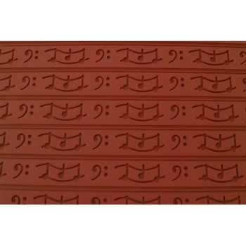 Tapis relief silicone musique