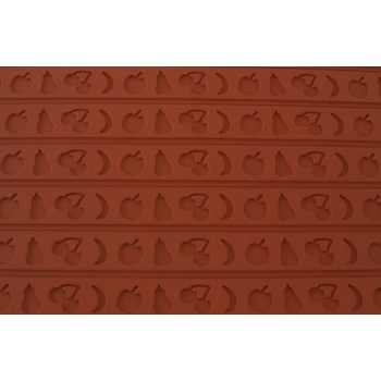 Tapis relief silicone fruits