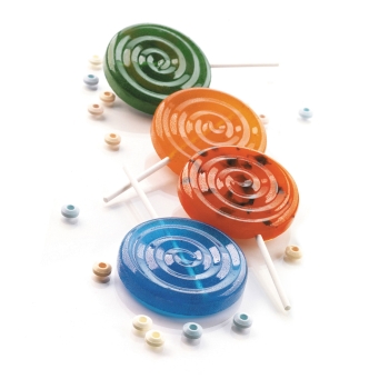 Moules sucettes en silicone "Lollipop"