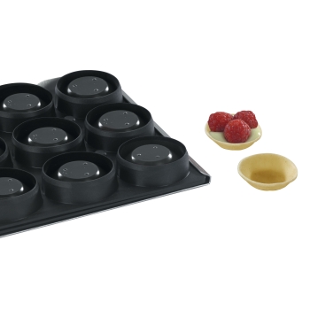Moules 15 tartelettes rondes unies