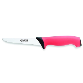 Couteau à désosser  manche rouge - 13 cm