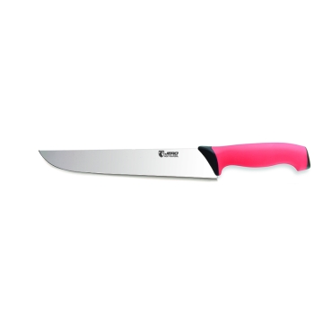 Couteau de boucher manche rouge 