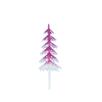 Sapin volume blanc et fushia