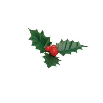 Houx triple, feuilles vertes