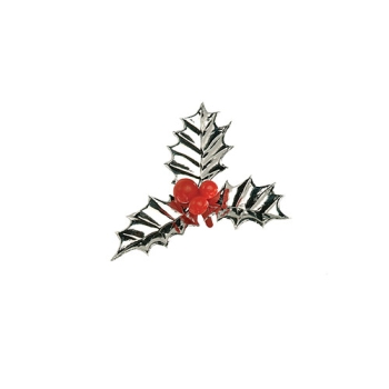 Houx triple, feuilles argentées