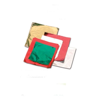 Carré de papier métalisé