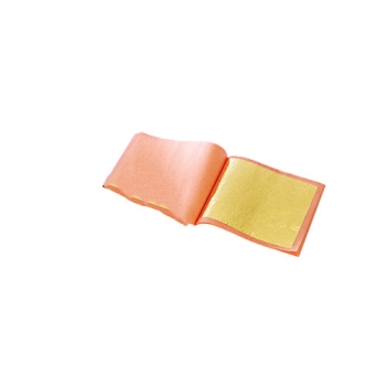 Carnet de feuilles d'or