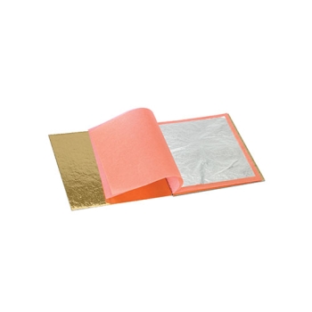 Carnet de feuilles d'argent