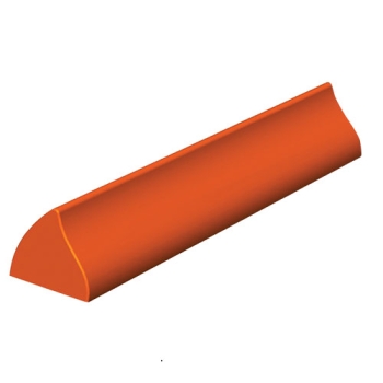 Gouttières à bûche plastique Vague - paquet de 12