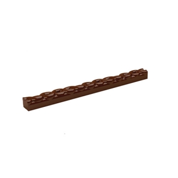 Gouttières à bûchette plastique Torsade - paquet de 12-