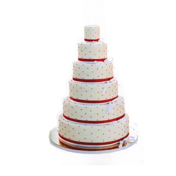 Présentoir polystyrène gateau rond diamètre 58 cm