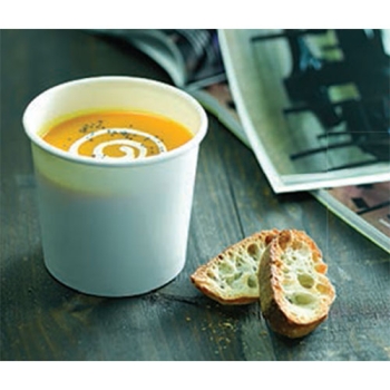 Gobelet carton à soupe et boisson chaude micro-ondables