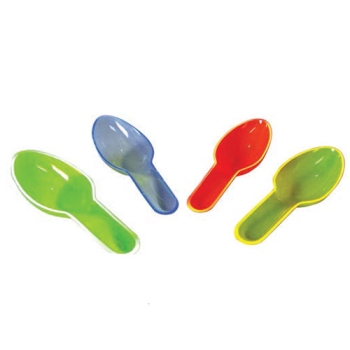 Lot de 4 pelles fluo  assorties