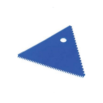 Peigne décor triangle poly