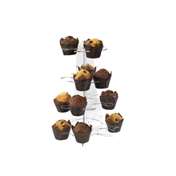 Présentoir spécial muffins et cupcakes plexi