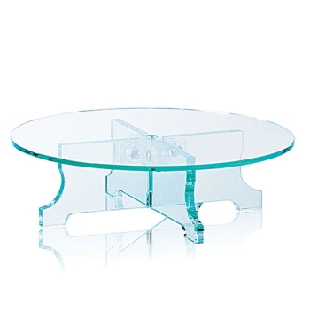 Guéridon cristal  rond