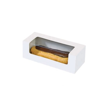 Boîtes carton à fenêtre pour éclairs/macarons