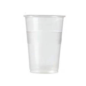 Gobelet plastique transparent