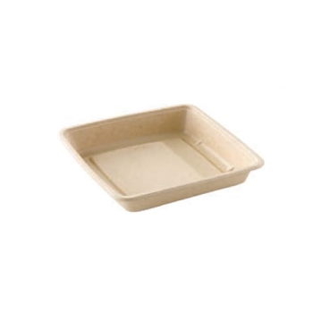 Barquette rectangle fibre de canne