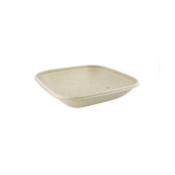 Barquette carrée fibre de canne