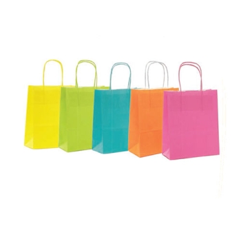 Sacs cabas kraft couleur