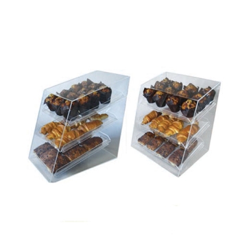 Vitrine avec plateaux plexi