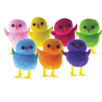 Poussin coloris assortis