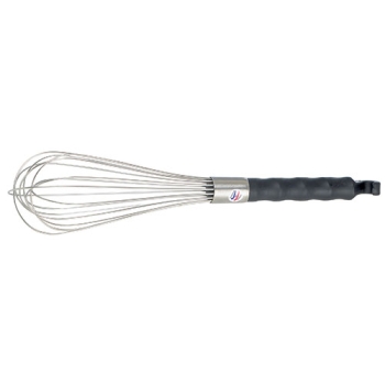 Fouet Euro "SR" inox manche anti-dérapant ABS avec crochet