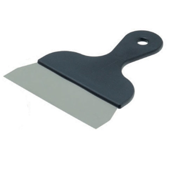 Spatule inox manche plastique - plusieurs dimensions
