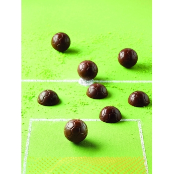 plaque silicone pour chocolat "easy choc" - plaque 18 1/2 ballons