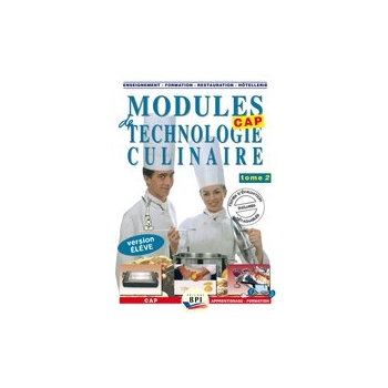 Modules de technologie culinaire 
