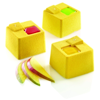  Moule en silicone - 8 cubes kuadro  "KUADRO" -  8x150 ml