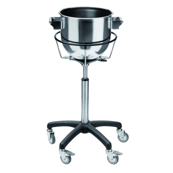 Chariot porte-cuves inox