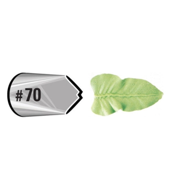 Wilton - douille décorative effet feuille #070