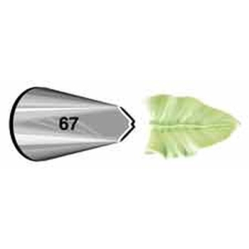 Wilton - douille décorative effet feuille #067