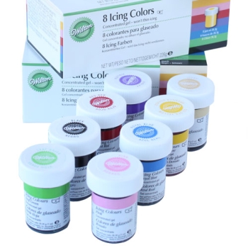 kit colorant 8 couleurs WILTON
