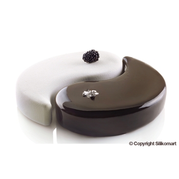 Moule en silicone - YIN YANG - 2x1050 ml