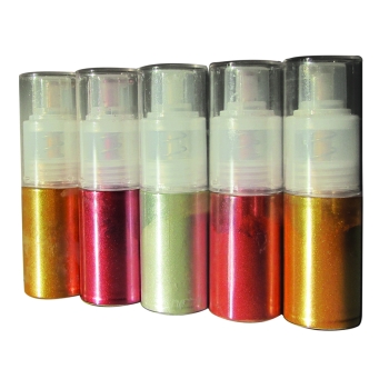 Colorant poudre en atomiseur