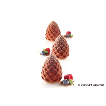  Moule en silicone - 5 pommes de pin "FORESTA"  - 5x110 ml 