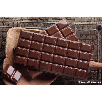 Moule silicone pour chocolat - 14 rectangles ondulés - Easy Choc