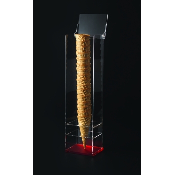 Porte-cornets à glace verticaux