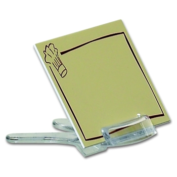 Porte-étiquette transparent