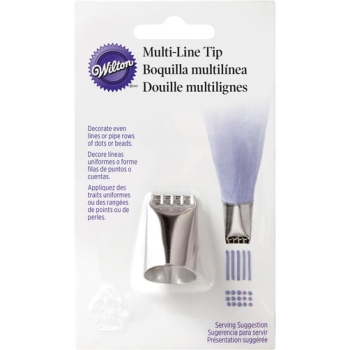 Wilton - Douille multilignes #134