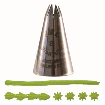 PME - Douille décorative étoile 8