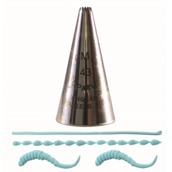 PME - Douille décorative supatube No43