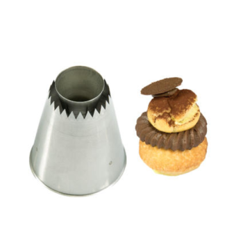Douille en acier Inox - Religieuse tube 02 - Silikomart 