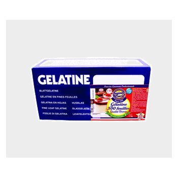 Feuilles gélatines 