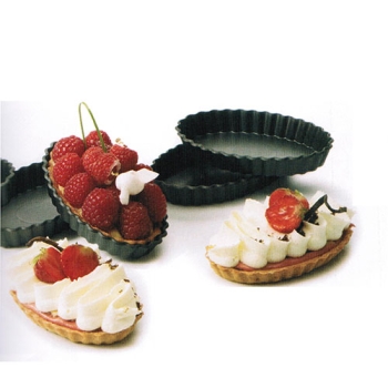 Tartelette oblongue cannelée Exoglass®  