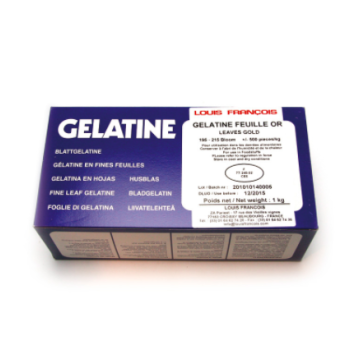 GÉLATINE PORCINE - FEUILLES -